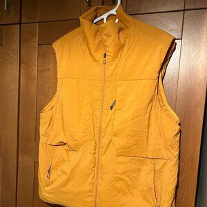 Lululemon Man Insulated Hiking Vest Sz L Autumn Orange